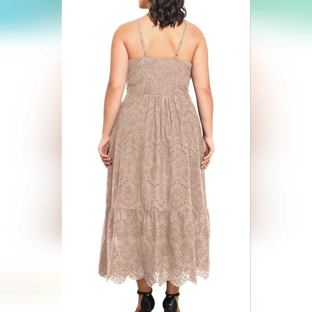 PINUP FASHION Open Knit Dress with Pockets - Picture 3 of 7